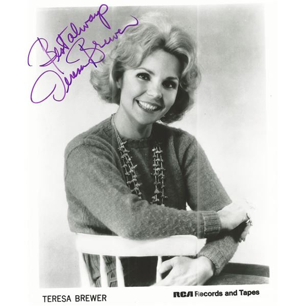 Dick Clark's Good Ole DaysTeresa Brewer signed photo