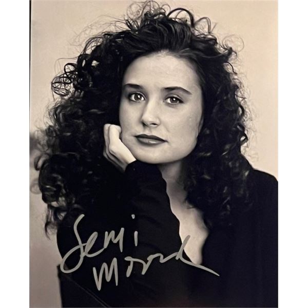 Ghost Demi Moore signed photo