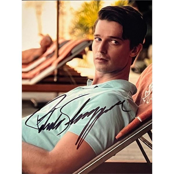 White Lotus Patrick Schwarzenegger signed photo