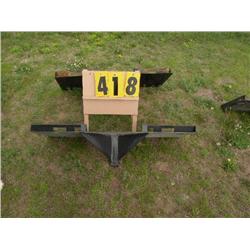 skid loader reciever plate