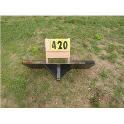 skid loader reciever plate
