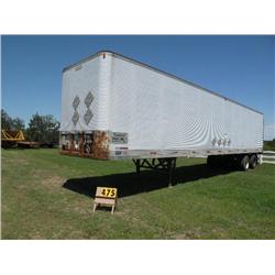 1988 Fruehaut van trailer w/contents-SNT
