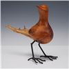 Image 1 : JPM Signed Carved Driftwood Bird Sculpture