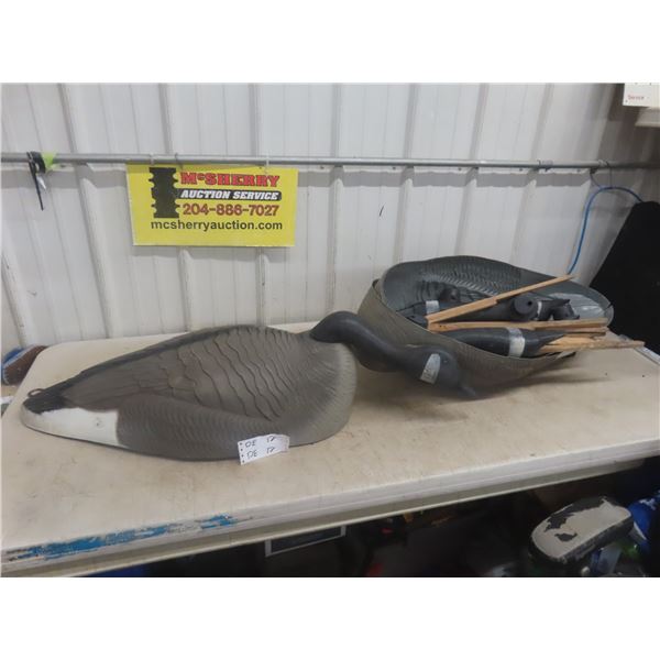5x Goose Decoys 