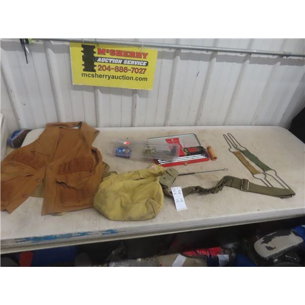 Ammo Vest, Cleaning Kit, Bird Carrier, Canvas Bag 