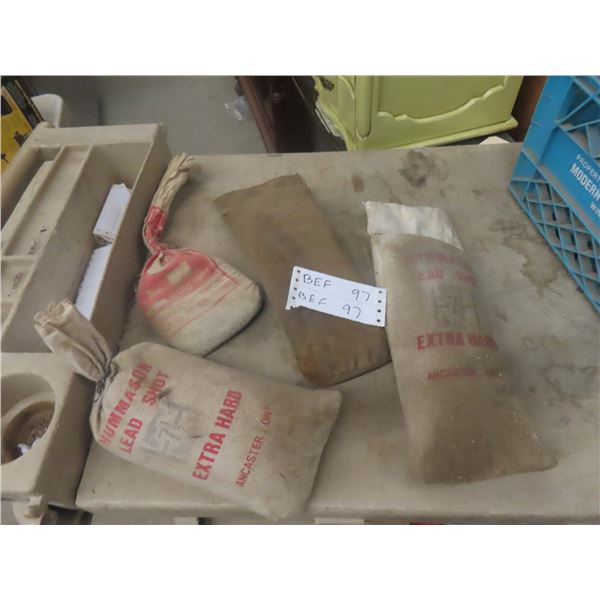 (3 & 1/3 Bags) of Lead Shot for Reload **Must Provide Pal (Reloading) 