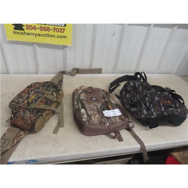 Camo Waist Pack + 2 Camo Belt Packs 