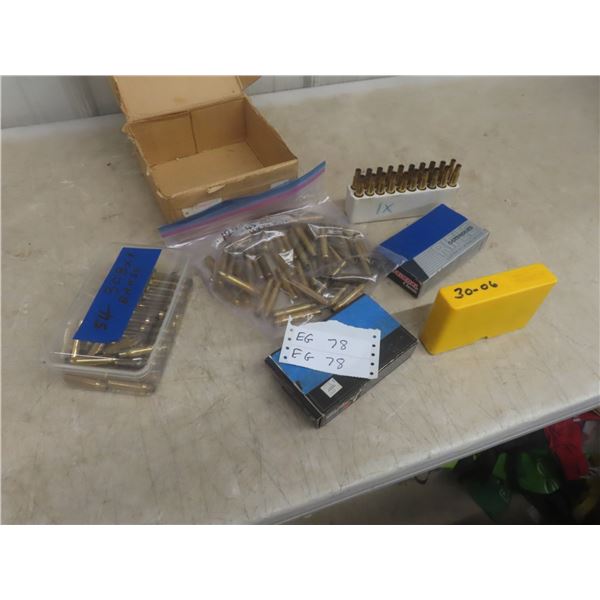 (54) 308 Brass Reload Casing, (100++)  30-06 Brass Reload Casings 