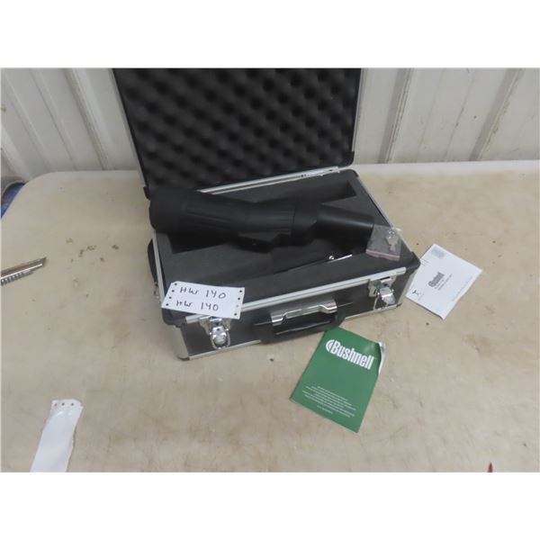 Bushnell Spotting Scope with Case + Key , New Condition