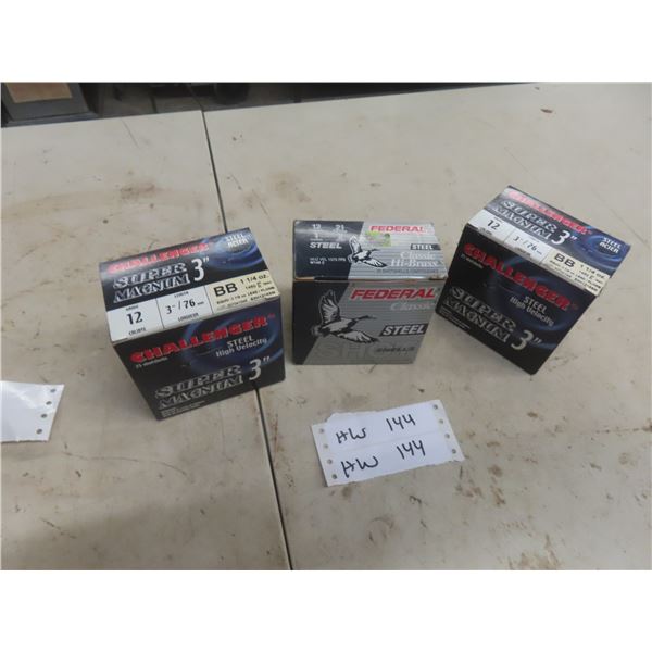 (75 Rounds) Ammo : (50 Rounds) 12 Gauge 3" Ammo,  (25 Rounds) 12 Gauge 2 3/4" Ammo 