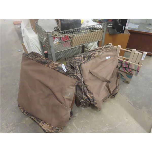 2x Cabelas Layout Hunting Blinds +