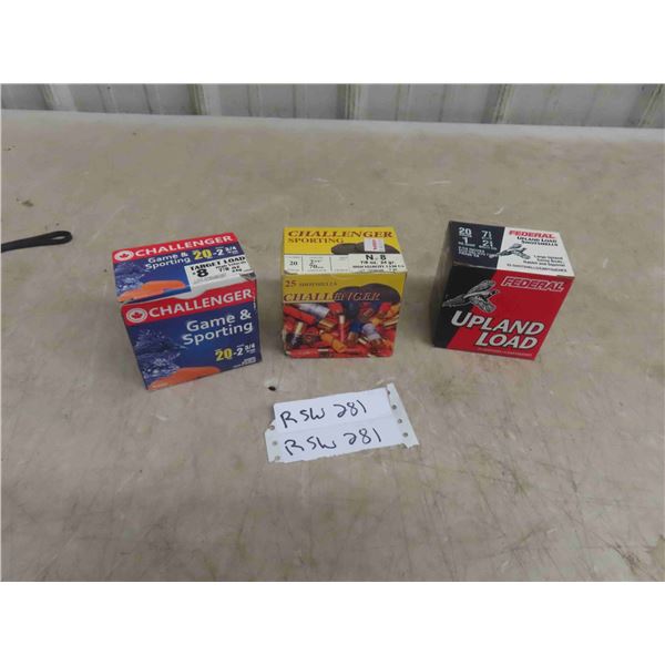 20 Gauge 2 3/4 Ammo 75 Rounds  ****