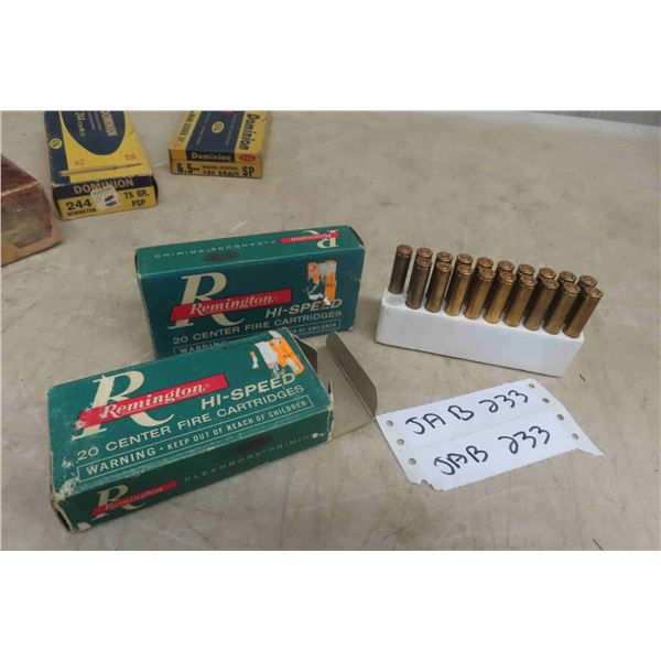 Rem. 222 Rem Mag Ammo 39 Rounds ****