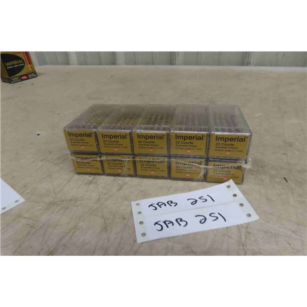 Imperial 22 Short Ammo 1000 Rounds 