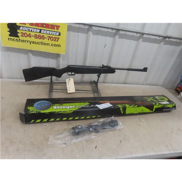 Stoeger .177 Pellet Gun Model XS Serial STG 1519587 with Scope & Box 