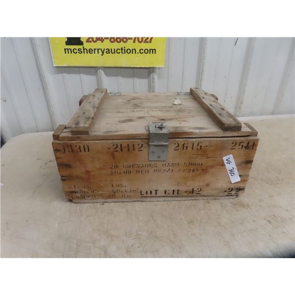 Grenades Wood Case
