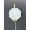 Image 2 : Vintage Chrome / Milk Glass Shade Floor Lamp - Works - see all photos for condition