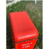 Image 4 : Plastic Coca-Cola Coke Cooler Approx: 22x13 & 35"T some fading