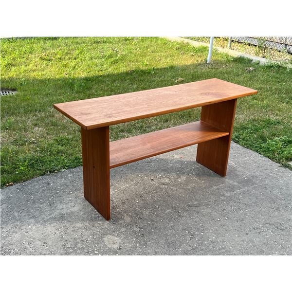 Teak Console Table - Approx: 52x16 & 26.5"T