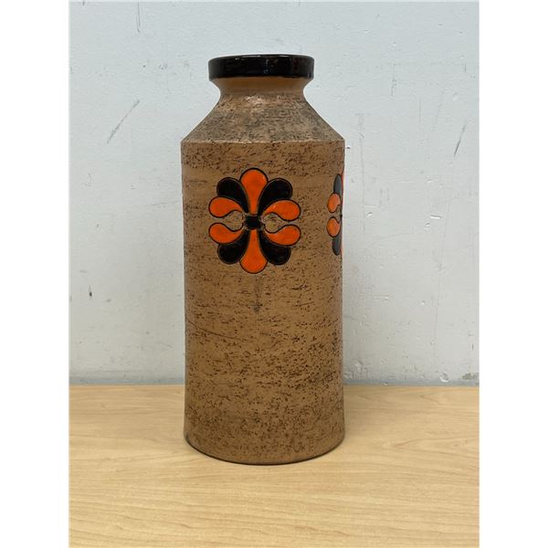 Mid Century Ceramic Vase - Likely Aldo Londi, Bitossi  12"T 5.25"W