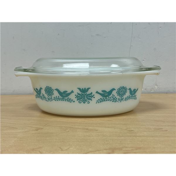 Unusual Pyrex Oval 1.5 Qt Casserole & Lid - see all photos