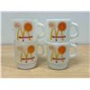 Image 1 : 4 Good Morning Canada Fire King Coffee Mugs