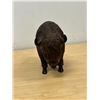 Image 2 : Nice Wood Carved Bison Sculpture 6"W 4.75"T