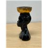 Image 3 : Vintage African Ceramic Head Vase 5.5"T