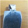 Image 8 : 925 Sterling lot.  Beautiful long chain, unique stone pendant and ring, approx size 6