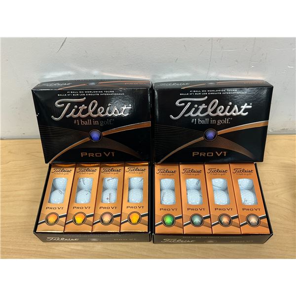 24 Titleist Pro V1 Golf Balls