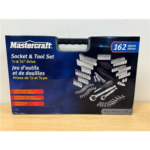 New Mastercraft 162 pcs Socket & Tool Set