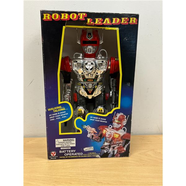 Robot Leader Zadak 16" Robot with Box - see all photos, not tested