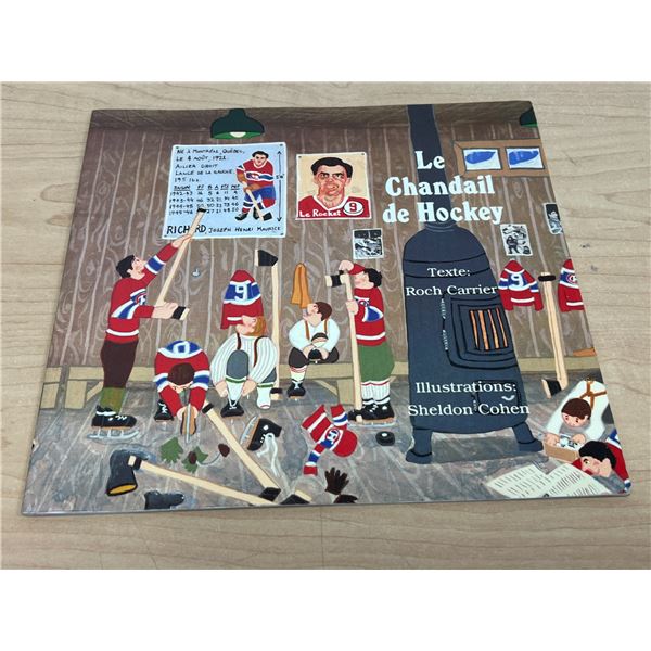 La Chandail de Hockey Book - Roch Carrier / Sheldon Cohen (pen inscription inside)