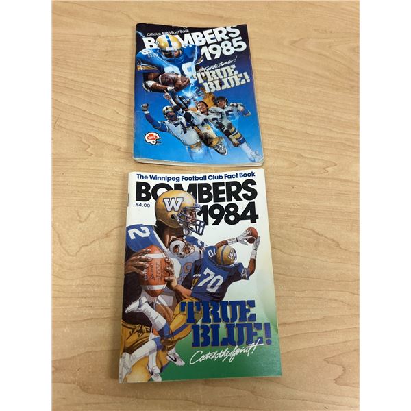 The Winnipeg Blue Bombers Fact Books 1984 & 85