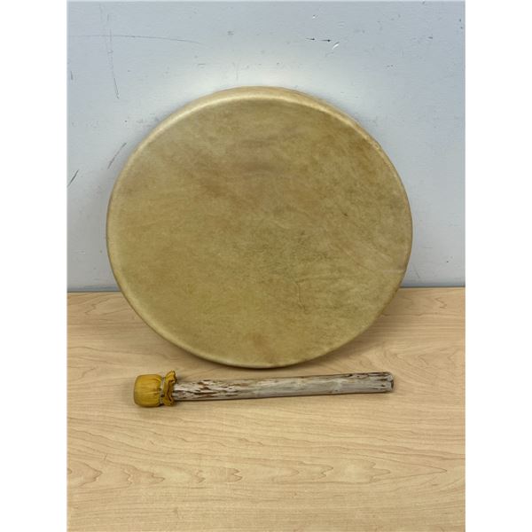 15" Traditional Rawhide? Drum & Mallet - see all photos