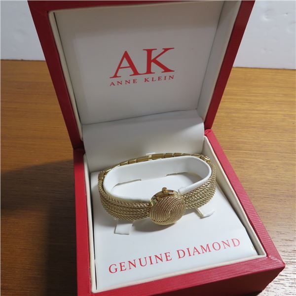 ANNE KLEIN womens flip watch.  Appears new in package