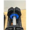 Image 2 : 2 Adjustable Dumbbells 5-25 LBS
