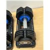 Image 4 : 2 Adjustable Dumbbells 5-25 LBS