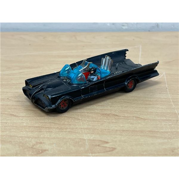 Vintage 5" Corgi Toys Batmobile & Batman  - played condition, see all photos