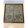 Image 1 : 1830s (Elizabeth Groff?) Sampler Needlework - Newman Galleries Philadelphia