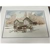 Image 1 : Arnold Ross "Prairie Farmer" Artist Proof - Frame approx: 27x21.5"