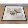 Image 2 : Arnold Ross "Prairie Farmer" Artist Proof - Frame approx: 27x21.5"