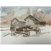 Image 3 : Arnold Ross "Prairie Farmer" Artist Proof - Frame approx: 27x21.5"