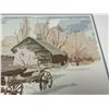 Image 4 : Arnold Ross "Prairie Farmer" Artist Proof - Frame approx: 27x21.5"