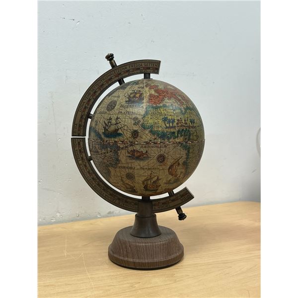 Decorative Globe Ice Bucket 12.5"T