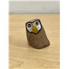 Image 3 : 3 Owl Décor Pieces - ceramic and Wood - tallest 3.75"