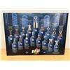 Image 1 : Labatt Blue NHL Hockey Trophy Bottle Caps on Cardboard Display - Approx: 24x16.75"