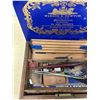 Image 6 : Antique Winsor & Newton Painting Box Set & Precision Drawing/Drafting Kit - see all photos