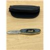 Image 2 : Jupiter Central Pacific Railroad Collectors Knife with case - Franklin Mint 6.5" total length