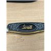 Image 3 : Jupiter Central Pacific Railroad Collectors Knife with case - Franklin Mint 6.5" total length
